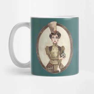 Steampunk lady Mug